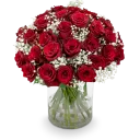 Bouquet of red roses